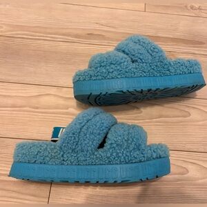 UGG Vibrant Blue Slippers